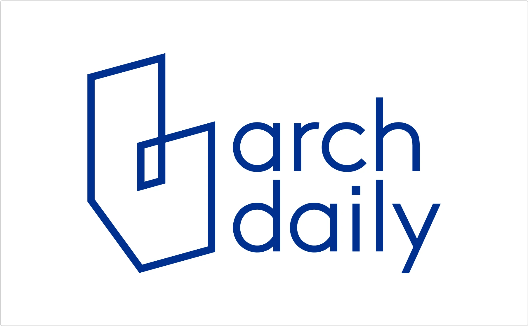 Arch Daily architecture publication clean sans-serif typography showcasing editorial font choice