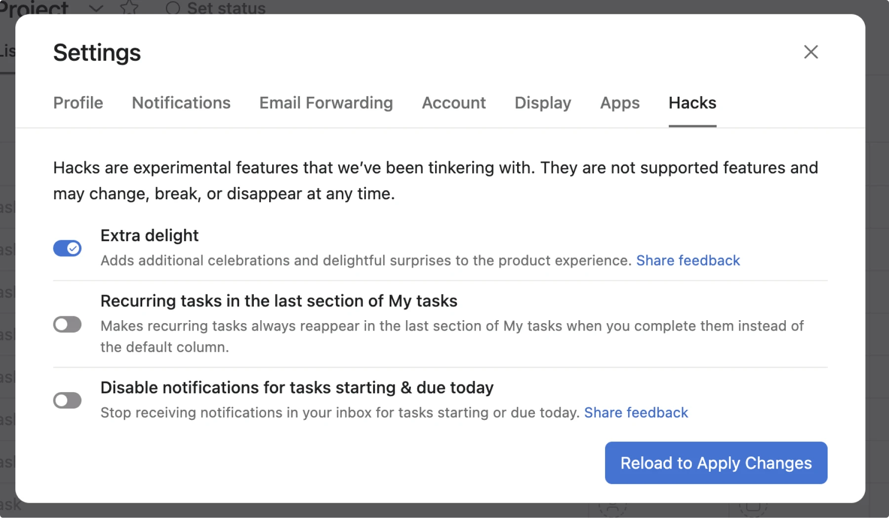 ux animations in asana