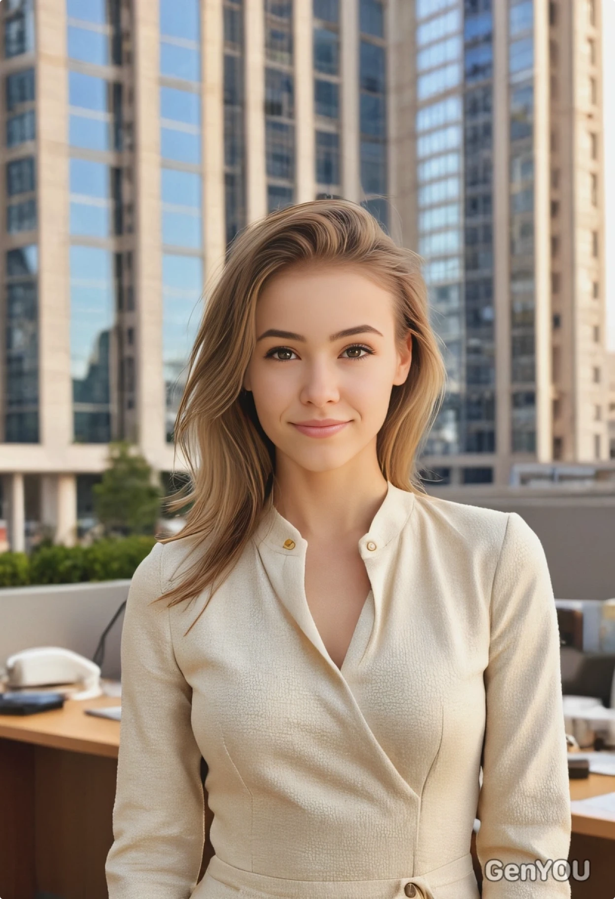 ai headshot for woman