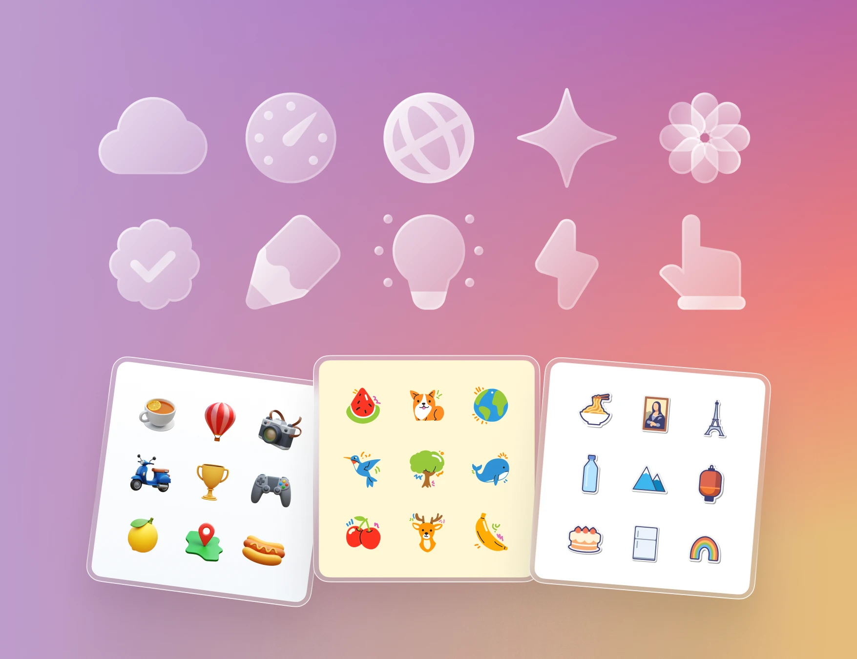 liquid glass icons and icon generator