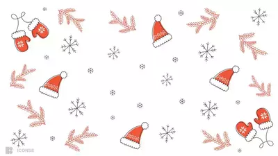 Christmas decorations illustration
