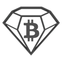 Bitcoin diamond: крутящийся логотип