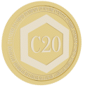 Crypto20 gold coin