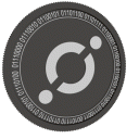 Icon black coin