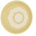Komodo gold coin