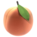 Персик анимированный