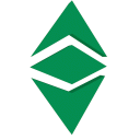 Ethereum classic: вертящийся логотип 