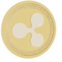 Ripple gold coin